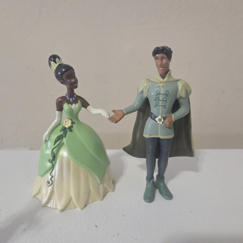 Disney Princess And The Frog Figurine Set Of 7 - Picture 2 of 5